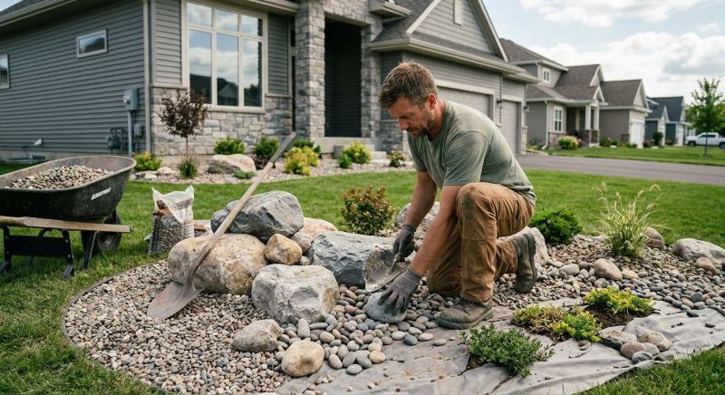 Decorative Rock Installation in Ventura County, CA